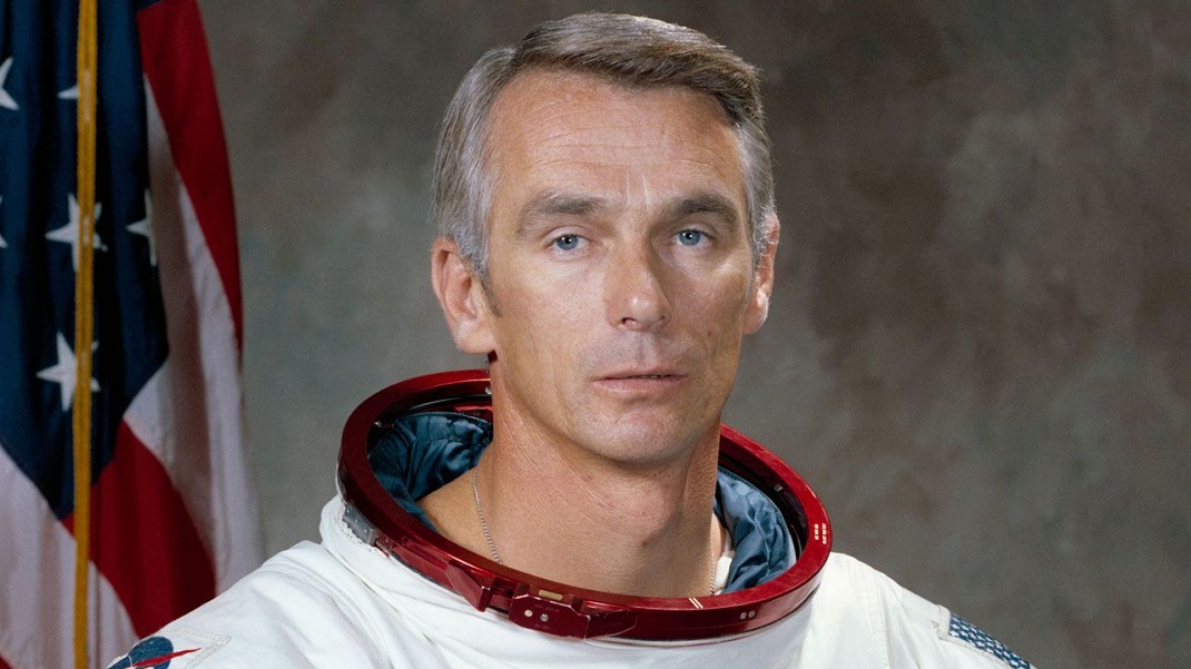 The Exit of the Last Man to Walk on the Moon – Gene Cernan